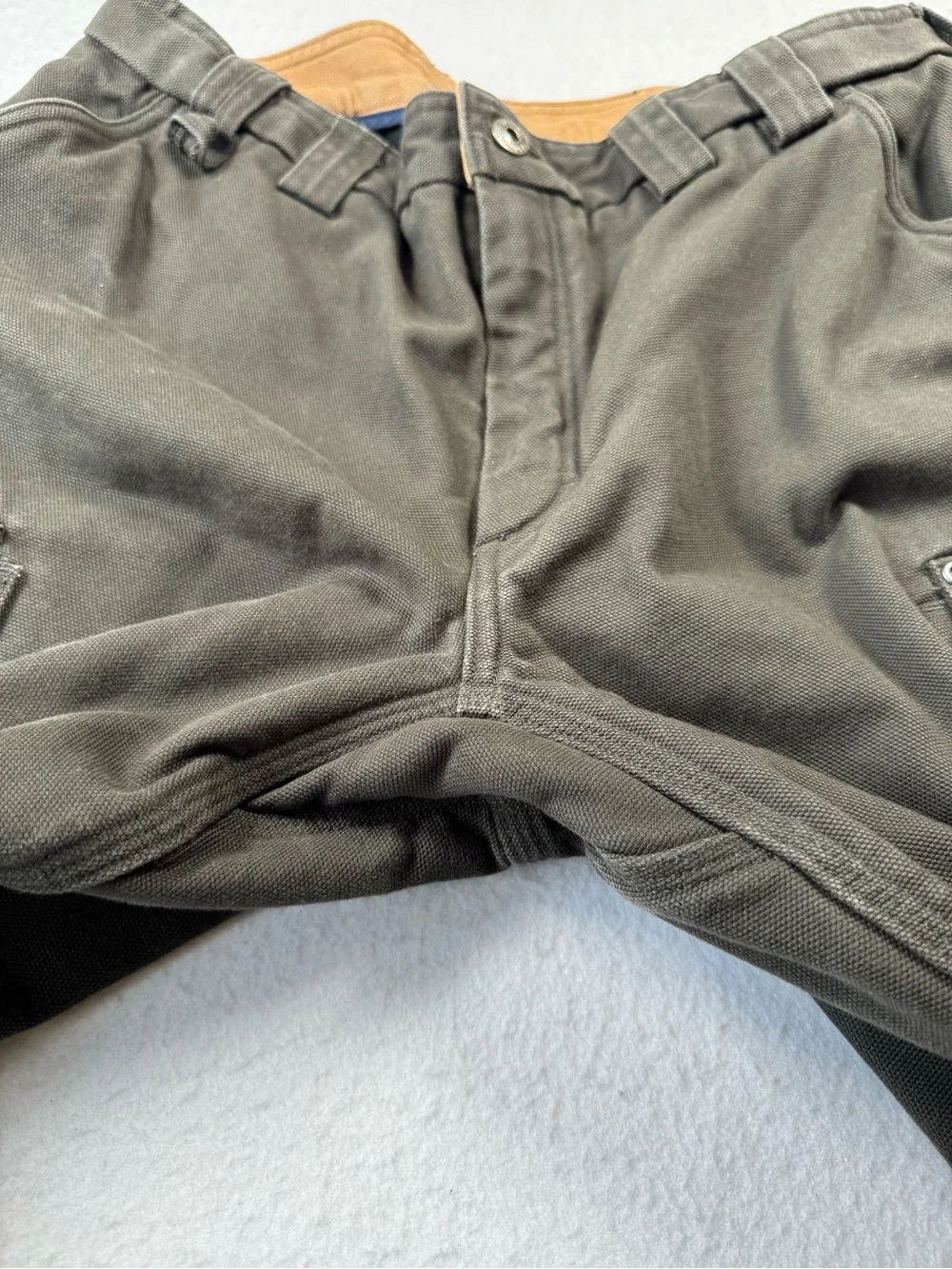 Duluth Trading Co Fleece Lined Pants Men’s 38x30 Brown Utility Workwear